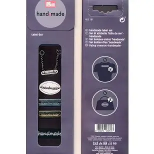 Handmade Label sæt i hvid-guld-sølv - PRYM - Drengemotiver og fodbold