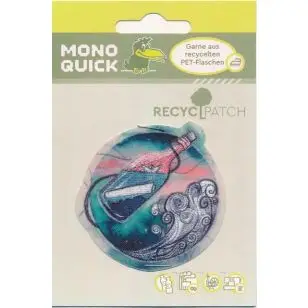 Recycled - Motiv flaske og bølge - Diverse mærker