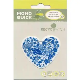 Recycled - Motiv hjerte med hav skildpadde - Diverse mærker