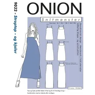 Onion 9032 Plus - Stroptop - og kjoler - Snitmønstre Onion til voksne