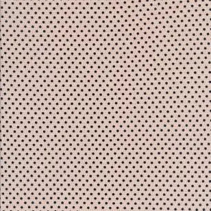 Strik-Jersey i lys pudder med sølv prik og palietter - Tilbud metervare