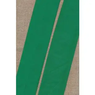 Bred bomulds-skråbånd 60 mm. grøn - Div skråbånd