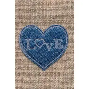 Motiv med hjerte i cowboy-look - 