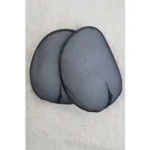 Skulderpude til raglan med fibervat i sort - Skulderpuder