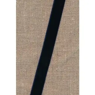 Velourbånd 16 mm. i marineblå - Velourbånd