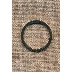 Nøglering 25 mm. i guld - Småting og Sytilbehør