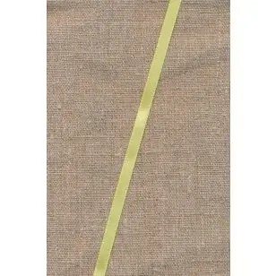 Satinbånd lysegul 7 mm. - Silkebånd/ Satinbånd