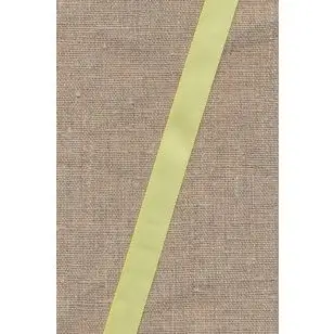 Satinbånd lysegul 15 mm. - Silkebånd/ Satinbånd