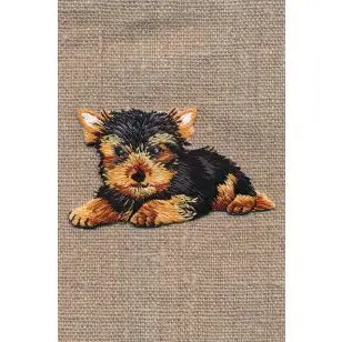 Motiv med liggende hund - Dyr