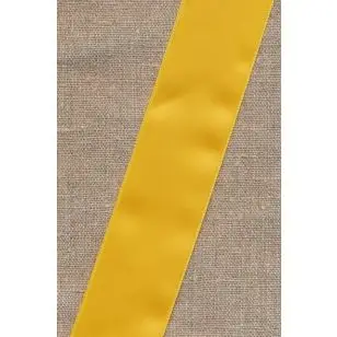 Satinbånd 40 mm. gul - Diverse Satinbånd