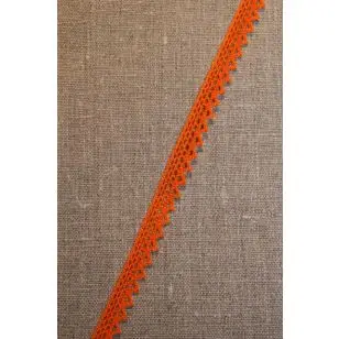 Smal blonde med takker, orange - Blonder