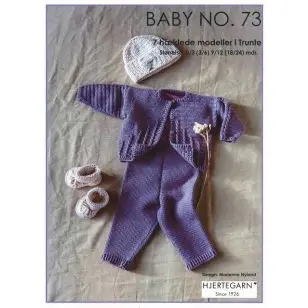 Hæfte baby no. 73 - 7 Hæklede modeller - Strikopskrifter baby