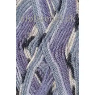 Ragg strømpegarn i lys denim, aqua, hvid, koksgrå - P: 5 - Ragg