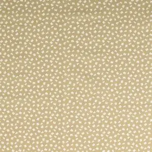 Bomuld i sand med små hvide sommerfugle - Bomuld med dyr