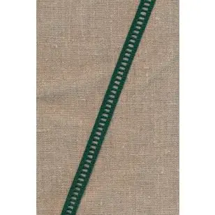 Bånd mellemværk til bånd i mørk grøn - Blonder