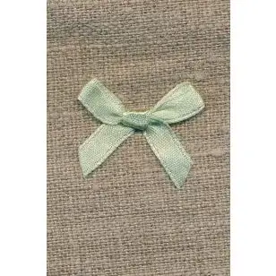 Satin sløjfe lysegrøn - 