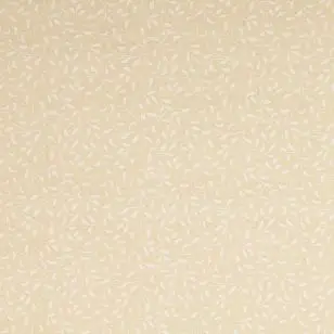 Bomuld m/blade i sand/hvid - Div mønstret bomuld