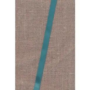 Satinbånd 10 mm. petrol-grøn - Diverse Satinbånd