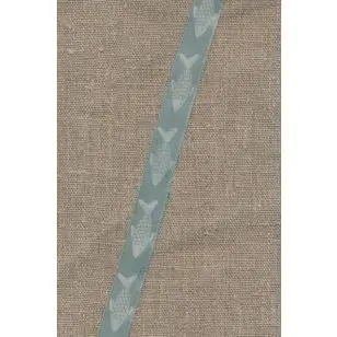 Bånd aqua med fisk - Div. bånd