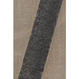 Elastik til bælter 50 mm koksgrå / beige "pelslook" - Elastik og kantelastik