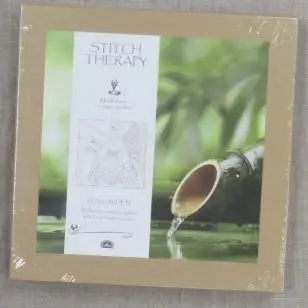 Broderi æske med åkander og bambus - Stitch Therapy Zen Garden - Broderi Mønstre - Kit