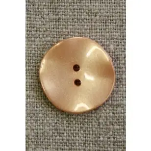 Skæv knap, pudder, 20 mm. - 