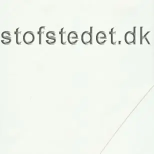 Kraftig stof i hvid - polyester - Gardinstof / Dugstof