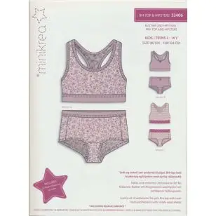 33406 Minikrea BH Top og Hipsters - Symønstre