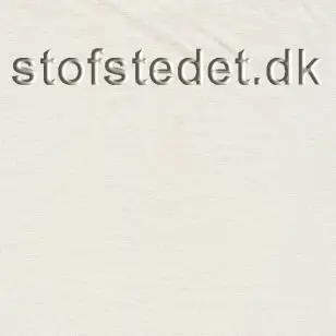 Viscose jersey i knækket hvid - Ensfarvet  Viscosejersey