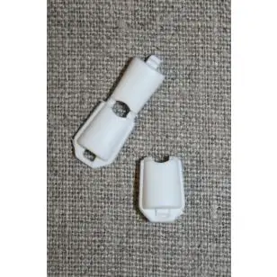 Endestopper plast, hvid - Snorstoppere