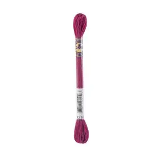 Broderigarn DMC Mouliné, Multi 4210 Radiant Ruby - Broderi Garn