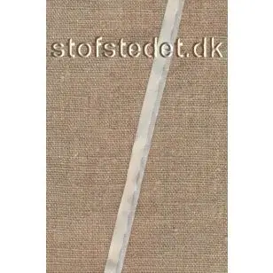 Blank Paspoil-/piping bånd i polyester i offwhite - Pipingbånd