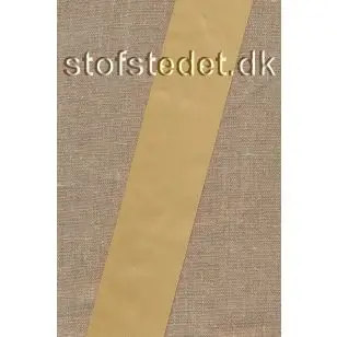 Satinbånd beige/gylden 50 mm. - Diverse Satinbånd