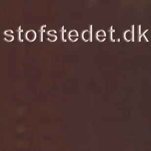 Acetat foer økotex i chokoladebrun - Foer