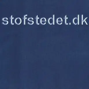 Acetat foer økotex i støvet blå/denim - Foer