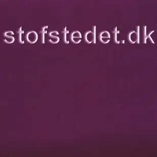 Acetat foer økotex i mørk cerisse - Foer