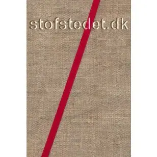 Satinbånd postkasse rød 7 mm - Diverse Satinbånd