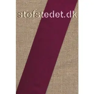 Satinbånd 50 mm. vinrød - Diverse Satinbånd