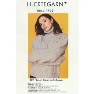 2541 Lana -  Sweater med snoninger i Lima - Strikopskrifter