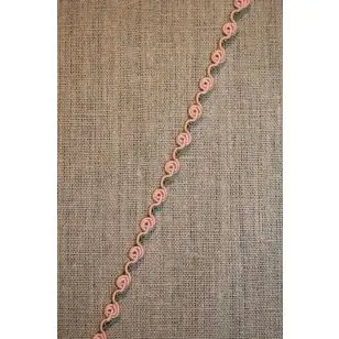 Agraman med roser, laks-grøn - Div. bånd