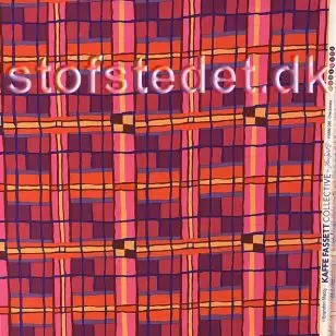 Patchwork stof med tern i rød, pink, lilla - Kaffe Fassett - Patchworkstof