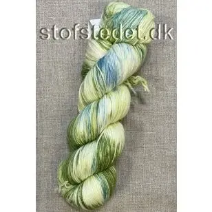 Armonia Merinould Håndfarvet i lysegrøn army støvet blå - P: 2½-3 - Armonia