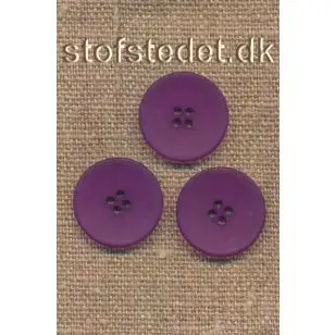 Knap i  rødlilla 20 mm. - Knapper Rød/lyserød/lilla