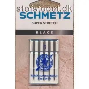 Symaskinenåle super stræk 75/11- Black - Nåle og Symaskinenåle