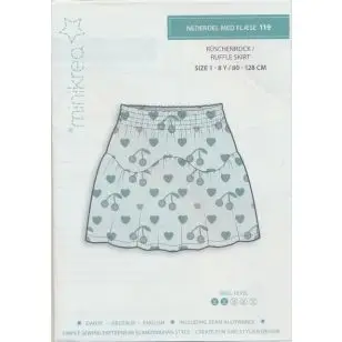 119 Minikrea Nederdel med flæse - Symønstre