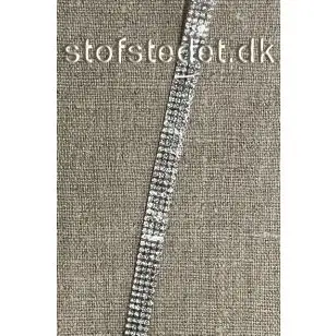 Crystalbånd i klar - strygbar - 8 mm. - Glimmer bånd