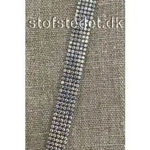 Crystalbånd i multi - strygbar - 10 mm. - Glimmer bånd