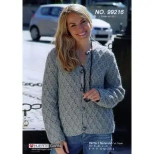 99216 Trøje m/rudemønster - Pind 7-8