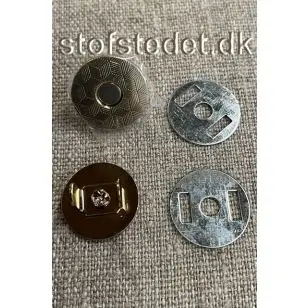 Magnet knap guld 18 mm. - Tryklåse og Trykknapper