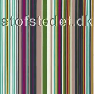 Dansekjole/badedragt-stof stribet - Polyesterjersey